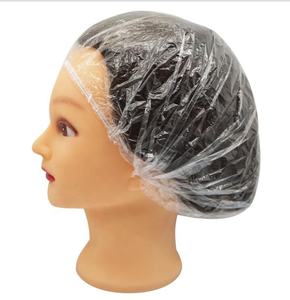 Gorros de pelo de PE desechables largos de 21 "de alta calidad, 100 Uds., gorros de ducha para salón de belleza, extensión de pestañas de maquillaje profesional - Product Image 1