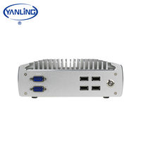 Mini PC Industrial de Bajo Costo J1900, Mini Computadora sin Ventilador con DDR3
