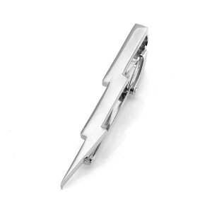 <strong>Wholesale</strong> <strong>Lightning</strong> Design Novelty Tie Clips Custom Suit Shirt Fashion Accessory Tie Pin Wedding Tuxedo Jewelry Tie Bar Gift Set - Product Image 2