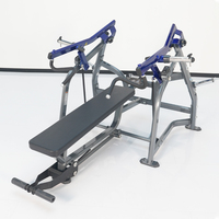 Banc de musculation isola-téral horizontal robuste pour entraînement musculaire intensif, idéal pour les revendeurs d'équipements de fitness commerciaux