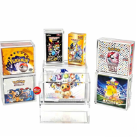 Boîte de rangement en acrylique 100 % résistante aux UV pour cartes Pokémon, édition anglaise et japonaise, 151 ETB, avec couvercle magnétique