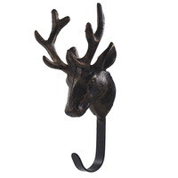 Porte-manteau mural robuste en fonte noire, motif animal, personnalisé, écologique, vintage, flexible, vente en gros à prix abordable