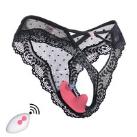 Erotikprodukte Fernbedienungsfähiger Silikon-Vibrator Wiederaufladbarer Klitoris- & Vaginalstimulator für Frauen