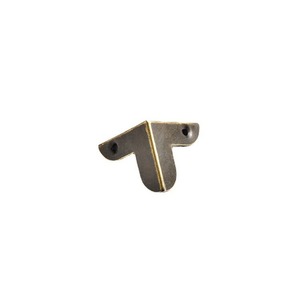 Small Bronze Iron <b>Corner</b> <b>Protector</b> 22x22x31mm For Furniture Box Edge Protection - Product Image 3