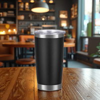 Thermos personnalisé de 30 oz à double paroi en acier inoxydable 18/8 Tasse à café thermos sous vide pour boissons froides