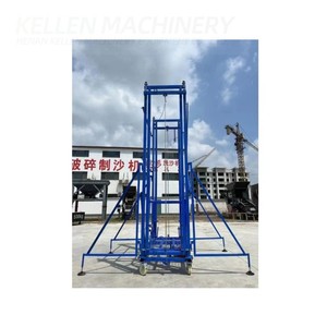 Plates-formes d'échafaudage mobiles d'extérieur Échafaudage électrique mobile de levage Échafaudage d'<span class=keywords><strong>occasion</strong></span> à vendre pour peindre le mur - Product Image 5