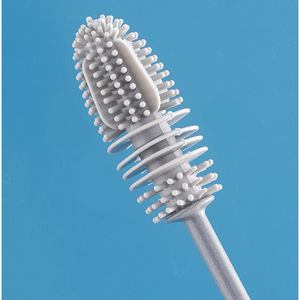 Brosse de nettoyage de tasses en silicone, brosse de nettoyage à long manche, détachant pour taches de thé, brosse de nettoyage de tasses, brosse de nettoyage de biberons - Product Image 2