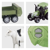 Remorque de tracteur télécommandé 27mhz 4CH tracteur de ferme télécommandé voiture de ferme avec transport Animal agricole jouet pour enfants
