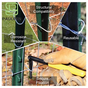 Galvanized T Post <strong>Fence</strong> <strong>Clips</strong> T Post <strong>Clips</strong> for Studded T Post - Product Image 3