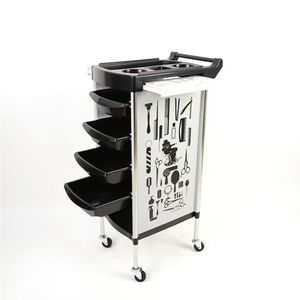 Professional Beauty Car Trolley Rolling Beauty Car Four Layer <b>Storage</b> for Barber Trolley Cart Salon Tools With Wheels - Product Image 4
