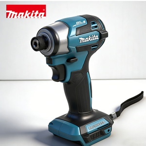 Destornillador Eléctrico Ergonómico Ligero, Equipo de Montaje para Espacios Reducidos, Mantenimiento, Atornillador de Impacto Inalámbrico <span class=keywords><strong>Makita</strong></span> de 18V con Batería de Iones de Litio - Product Image 1