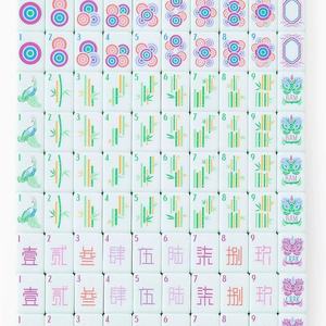 American Mahjong Tile Set Acrylic Artwork <b>Entertainment</b> Party Game Engraved Luxury Set American Mahjong Tiles - Product Image 3