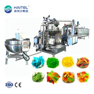 Haitel hot sales Candy machine 150kg/hours 300kg/hours automatic jelly gummy candy bean production line