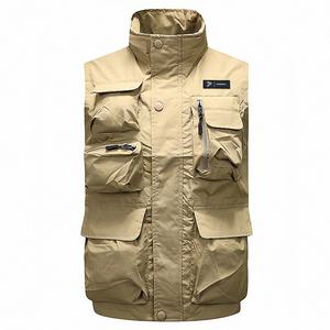 Gilet d'extérieur professionnel, tissu durable et résistant aux rayures, séchage rapide, UPF50+, grande capacité de rangement pour la pêche, la randonnée et la chasse - Product Image 2