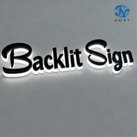 Enseigne lumineuse personnalisée pour salon de beauté, signalétique rétroéclairée LED, logo 3D lumineux mural personnalisé, enseigne métallique pour entreprise, décoration de magasin