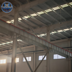 Atelier de fabrication en structure métallique, bâtiment préfabriqué, grande <span class=keywords><strong>baie</strong></span> vitrée, toit, mur, cadre résistant aux intempéries - Product Image 1