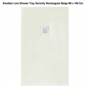 Plato de Ducha Rectangular Emotion Line Serenity Beige 80 x 140 cm - Product Image 3