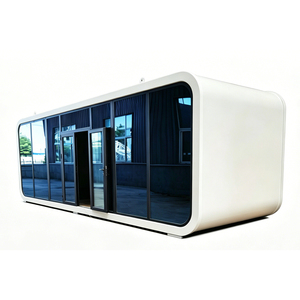 Cabaña Inteligente <span class=keywords><strong>Apple</strong></span>, Moderna, Duradera y Personalizada para Exteriores, Kiosco Comercial para Cafetería, Aislada, Resistente a la Intemperie y al Fuego, Casa Contenedor - Product Image 6