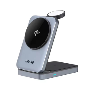 Cargador Inalámbrico Portátil Plegable 3 en 1 con Certificación Qi2, Base de Carga Rápida Multifuncional para Múltiples Dispositivos - Product Image 1