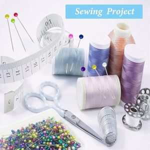 Nhiều Màu Nhựa Ngọc Trai Đầu May Pins Cho Tự Làm May Vá Bóng Đầu Cho Quilting Treo Hộp Cho Hàng Thủ Công Trang Sức Trang Trí - Product Image 5