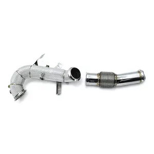 Boska Downpipe Voor Mercedes-Benz A45 CLA45 Nationale 6 2.0T Downpipe Uitlaat Systeem Met Hitteschild Uitlaat Downpipe