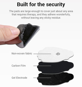 Máquina <span class=keywords><strong>TENS</strong></span> com Tela Sensível ao Toque, Canais de Saída Dupla, 24 Modos, 20 Intensidades, Recarregável via USB para Alívio da Dor em Todo o Corpo - Product Image 4