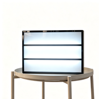 Boîte à lumière de cinéma portable en acrylique format A4, écologique et durable, pour enfants, avec 96 lettres, alimentation par piles/câble USB