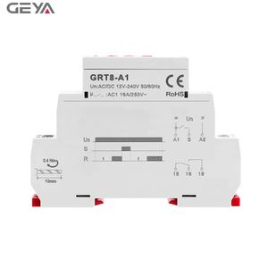 Relé de Tiempo Miniatura Económico de Doble Función GEYA GRT8-EC AC220V/DC24V/AC380V, Relé de Retardo de Tiempo Ajustable - Product Image 6