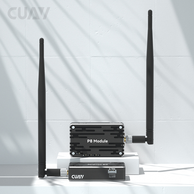 CUAV P8 Drone Long Range Data 840 to 845MHz Pixhawk Radio Telemetry Module 40km 345kbps Data Link for UAV