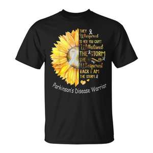 T-shirt promozionale I Am the Storm Parkinson's Disease Warrior - Product Image 1