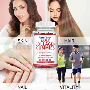 Gomitas de Colágeno Ausreson OEM Bears, Gomitas Rellenas Halal, Suplemento Blanqueador de Piel, Gomitas de Colágeno con Vitamina C para la Piel - Product Image 2