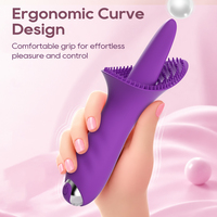 Erwachsenen-Sexspielzeug Vibrator für Frauen Zungenlecker mit 10 Vibrationsmodi Wasserdicht Leise Reisefreundlicher Vibromasseur