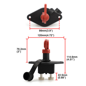 <b>12V</b> Battery Isolator <b>Switch</b> YC101579 For Cars Trucks Marine Vehicles Plastic Construction - Product Image 3