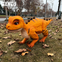 GENGU Animatronik Dinozor Modeli Yüksek Kaliteli Yapay Zeka Uzaktan Kumandalı Dinozor Robot Köpek Gösteri İçin