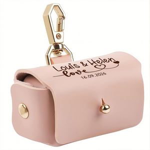 Estuche Porta Anillos para Collar de Perro - Estuche de Almacenamiento de Joyas con Nombres Personalizados, Accesorio de Boda - Product Image 3