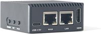 Mini Router Aismartlink NanoPi R3S OpenWRT, 2GB LPDDR4X RAM Sin EMMC, Ethernet Dual-Gbps para Gateway de Oficina y Hogar Inteligente