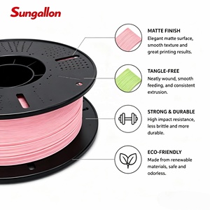 Filamento PLA Mate Personalizado al por Mayor de Sungallon, 1.75mm, Filamento para Impresora 3D, Temperatura de Impresión 220C, Buena Fluidez, Baja Contracción - Product Image 2