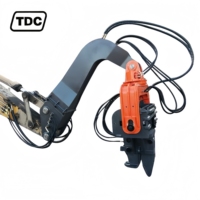 Martillo Hidráulico TD250 para Excavadora, Martillo Vibrador 320, Martillo para Hincado de Cimentaciones de 20-24 Toneladas con Brazo Extensible