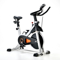 Bicicleta de Spinning Profesional para Gimnasio, Uso Comercial, 6 kg, Resistente, para Ejercicios en Interiores