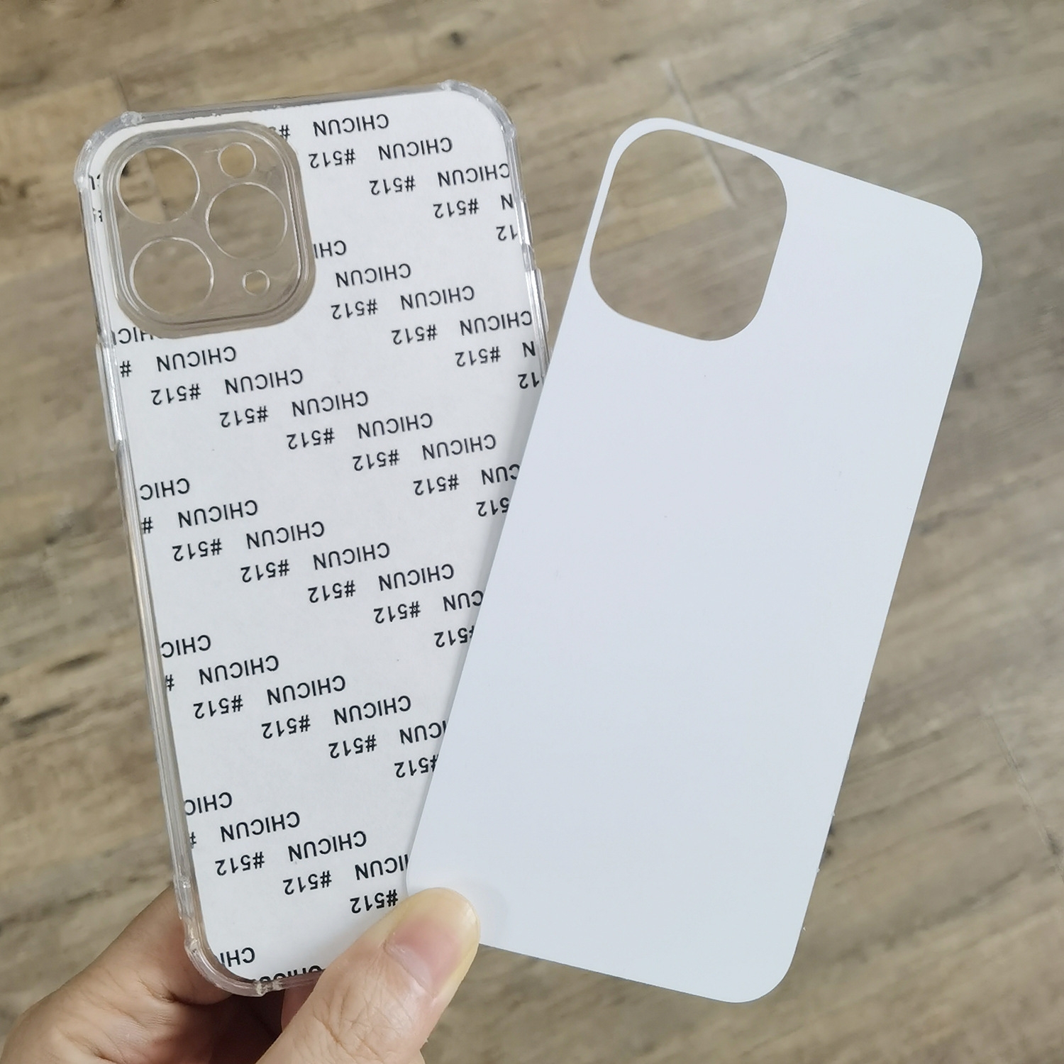 Coque de sublimation claire