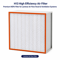 Filtre HEPA H13 pour hotte à flux laminaire, système de ventilation de climatisation centralisée, filtre à air plissé haute efficacité