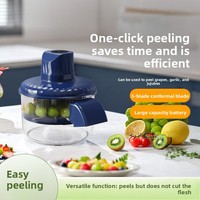 Éplucheur Électrique Entièrement Automatique Multifonctionnel en Acier Inoxydable pour Fruits et Légumes (Raisins, Ail, Jujubes d'Hiver, Wenzhou)