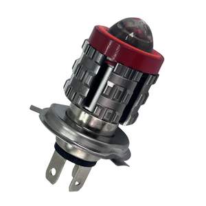 ไฟหน้ารถมอเตอร์ไซค์ LED H4 แบบ Angel Eyes พร้อม Devil Eyes สีขาวสิบสีเหลือง ไฟหน้ารถสามล้อไฟฟ้า - Product Image 3