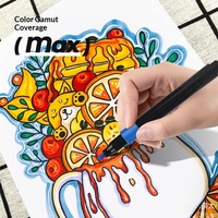 Marqueur acrylique à séchage rapide, non transparent, encre suffisante, pour cours d'art des enfants, ensemble de peinture pour étudiants