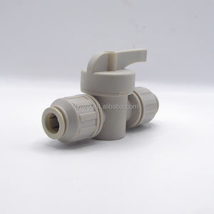 Haute pression 12mm Flexible PVC <span class=keywords><strong>tuyau</strong></span> <span class=keywords><strong>tuyau</strong></span> <span class=keywords><strong>raccord</strong></span> usiné RV Drainage Valve boule ouverture/fermeture résistant aux hautes températures - Product Image 5