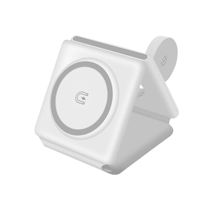 Tienda en línea Mejor oferta Stock listo Alta calidad 15W 3 en 1 estación de cargador inalámbrico magnético - Product Image 2