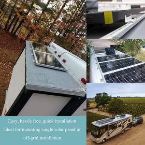 Caravanes <span class=keywords><strong>Support</strong></span> <span class=keywords><strong>panneau</strong></span> <span class=keywords><strong>solaire</strong></span> z-holder Système de <span class=keywords><strong>support</strong></span> <span class=keywords><strong>solaire</strong></span> Installation d'un clip en forme de Z sur le toit - Product Image 5