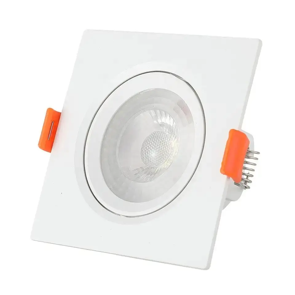 Kualitas tinggi 5W/7W/10W/12W dimmable 2700K/4000K/6500K modul led cob downlight lampu sorot