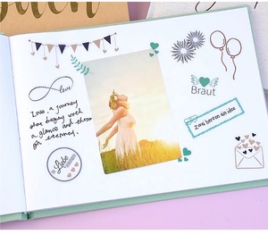 <span class=keywords><strong>Libro</strong></span> degli Ospiti per Ricevimento di Nozze, Festa di Compleanno o Eventi con Pagine Bianche per Firme - Product Image 4