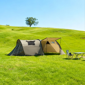 Tente tunnel d'extérieur haut de gamme - Abri de camping portable, pliable, grande capacité, imperméable - Product Image 5